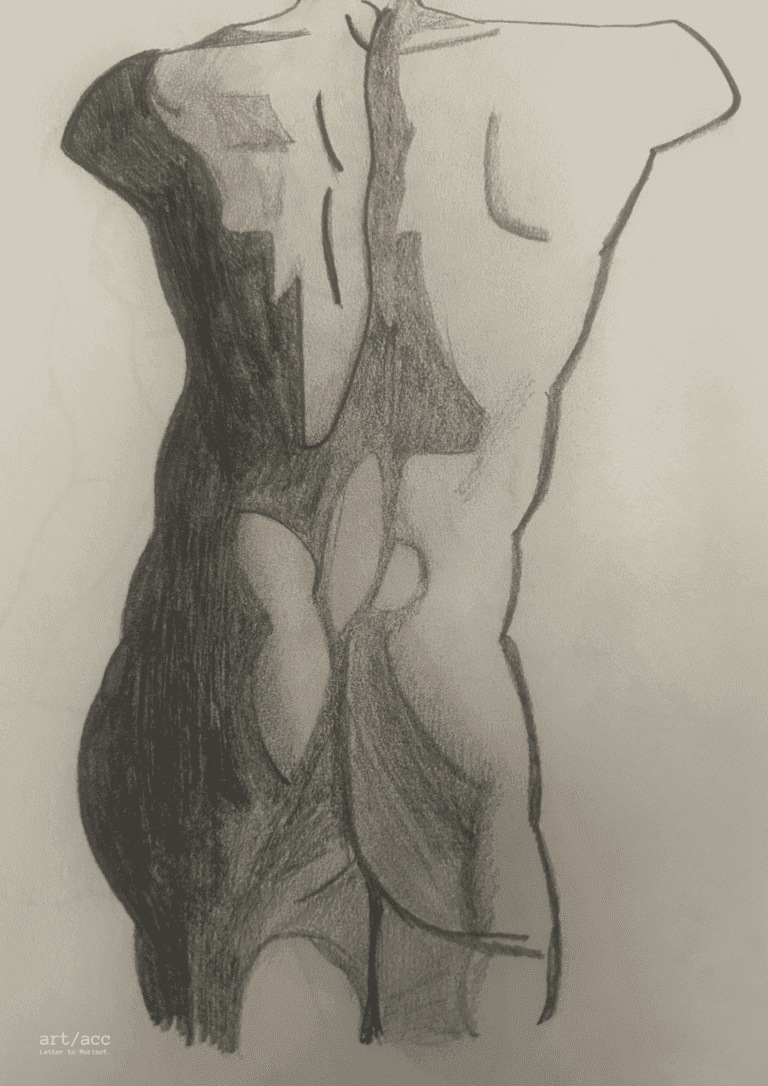 Anatomical vector geometry poster from the Letters to Morisot archive, conceptual fine art prints Kraków.
