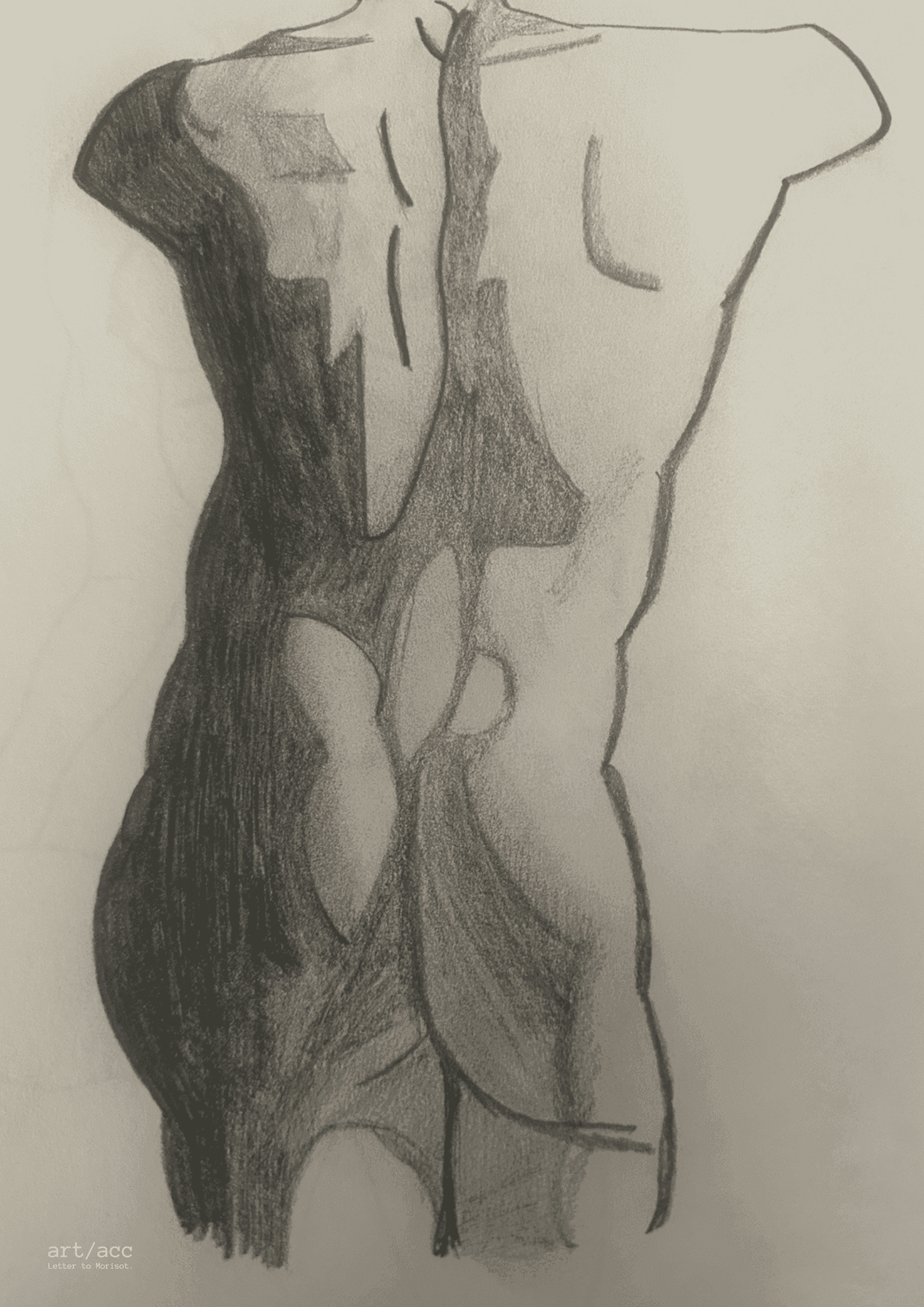 Anatomical vector geometry poster from the Letters to Morisot archive, conceptual fine art prints Kraków.