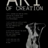 Art of Creation Fine Art Poster A2 Obsidian Edition - typography print v1