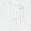 Open source line art illustration Boznańska from Otwarcie ebook